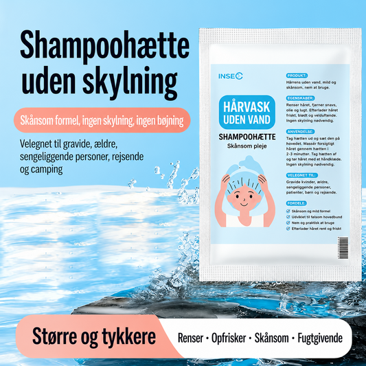 Shampoohætte til Nem Hårvask